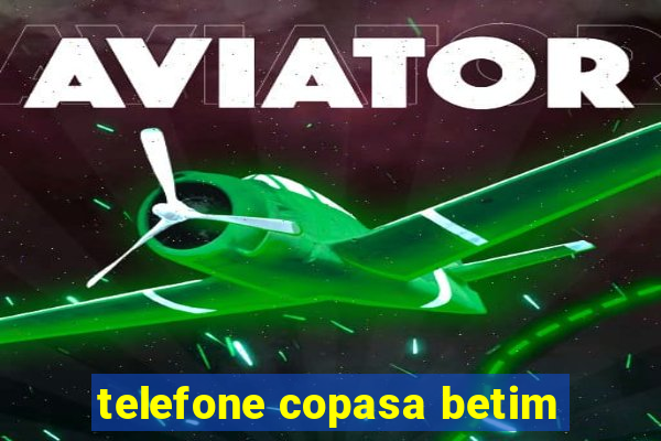 telefone copasa betim